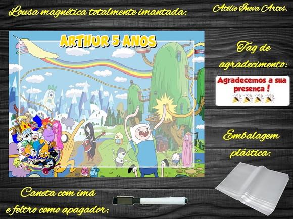 Lousa Magnética Hora da Aventura com Embalagem
