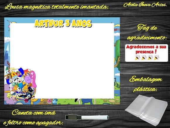 Lousa Magnética Hora da Aventura com Embalagem