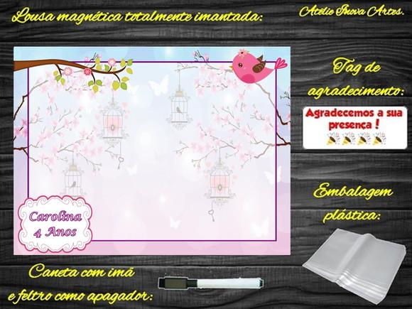 Lousa Magnética Jardim Encantado com Embalagem