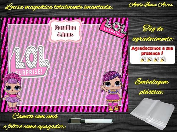Lousa Magnética Lol Surprises com Embalagem