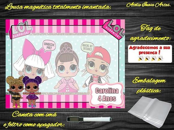 Lousa Magnética Lol Surprises com Embalagem
