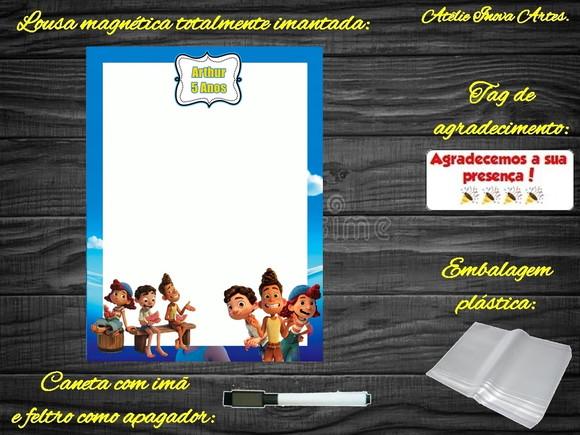 Lousa Magnética Luca com Embalagem
