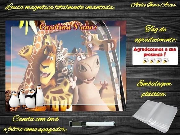 Lousa Magnética Madagascar com Embalagem
