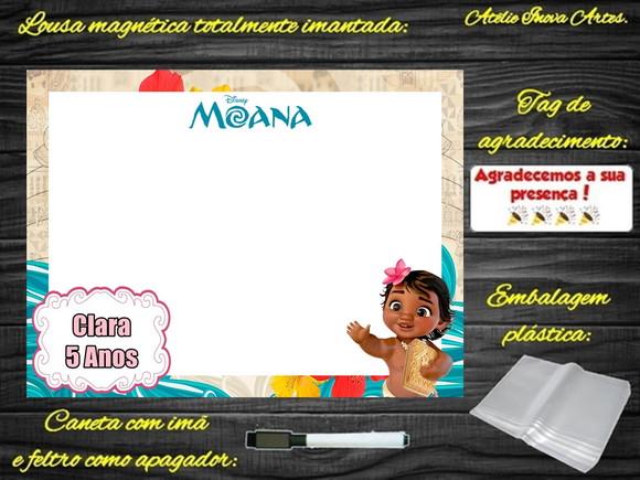 Lousa Magnética Moana com Embalagem