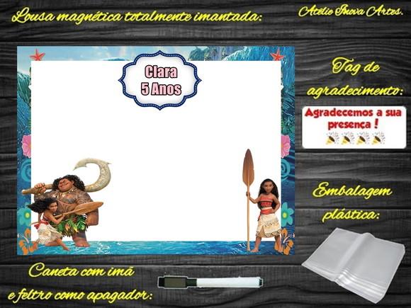 Lousa Magnética Moana com Embalagem