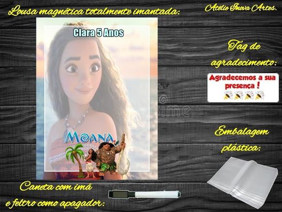 Lousa Magnética Moana com Embalagem