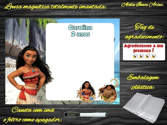 Lousa Magnética Moana com Embalagem