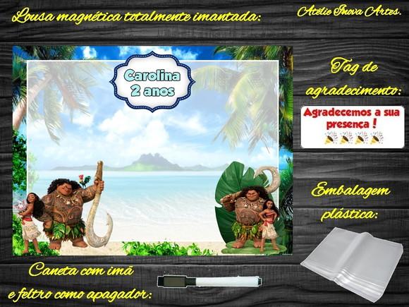 Lousa Magnética Moana com Embalagem
