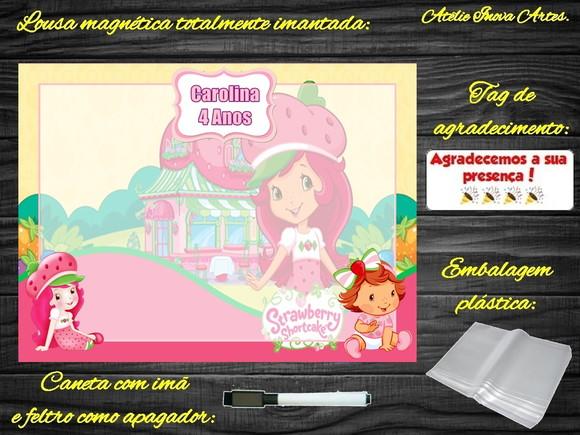 Lousa Magnética Moranguinho com Embalagem
