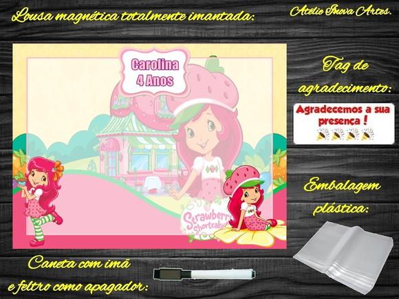 Lousa Magnética Moranguinho com Embalagem
