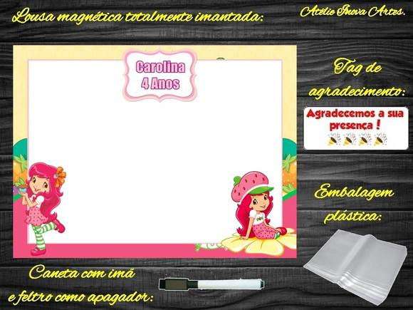 Lousa Magnética Moranguinho com Embalagem