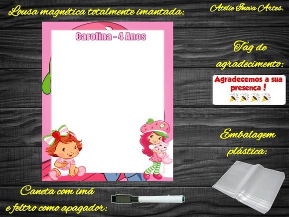 Lousa Magnética Moranguinho com Embalagem