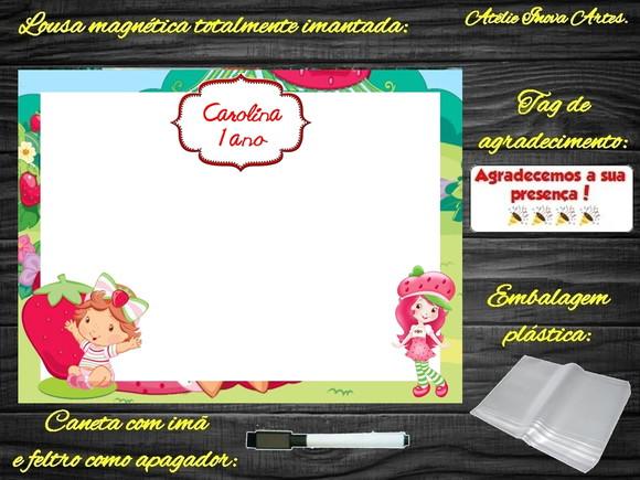 Lousa Magnética Moranguinho com Embalagem