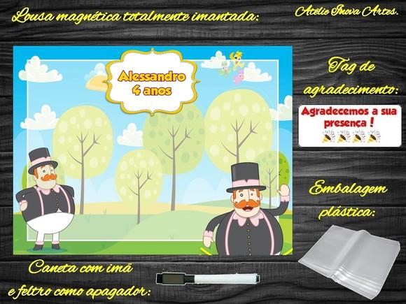 Lousa Magnética Mundo Bita com Embalagem