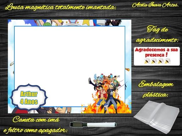 Lousa Magnética One Piece com Embalagem