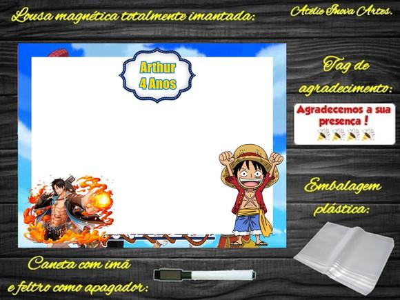 Lousa Magnética One Piece com Embalagem