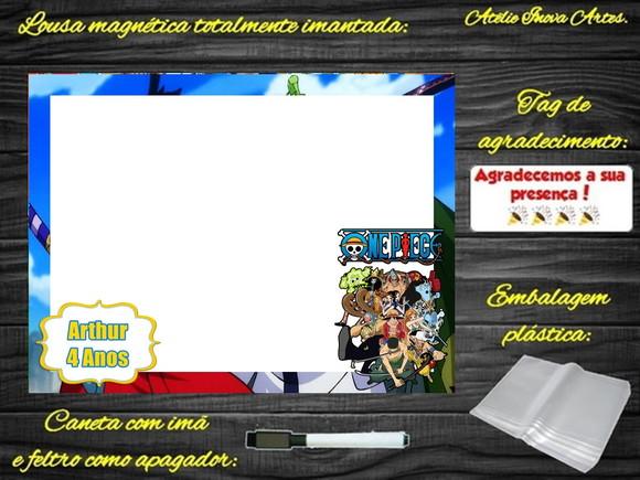 Lousa Magnética One Piece com Embalagem