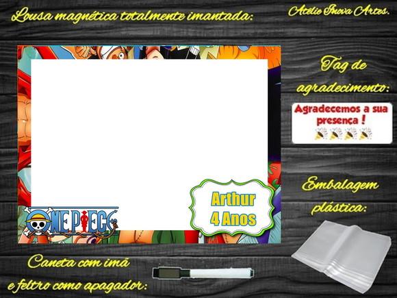 Lousa Magnética One Piece com Embalagem