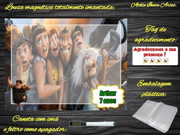 Lousa Magnética os Croods com Embalagem