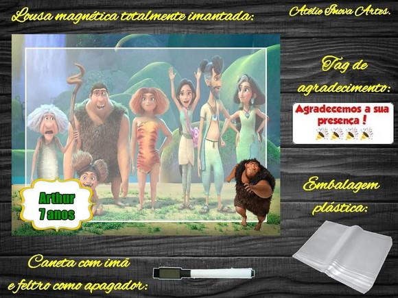 Lousa Magnética os Croods com Embalagem