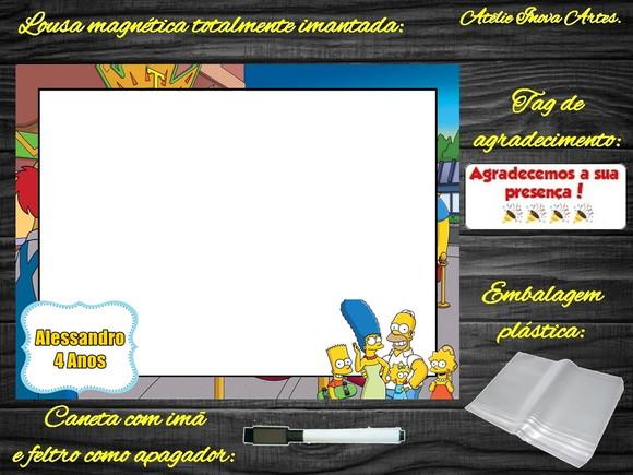 Lousa Magnética os Simpsons com Embalagem