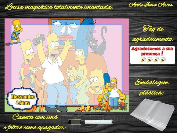 Lousa Magnética os Simpsons com Embalagem