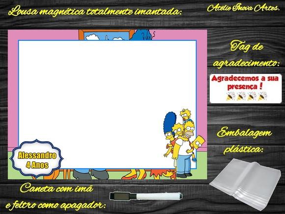Lousa Magnética os Simpsons com Embalagem