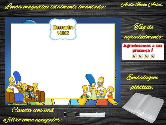 Lousa Magnética os Simpsons com Embalagem