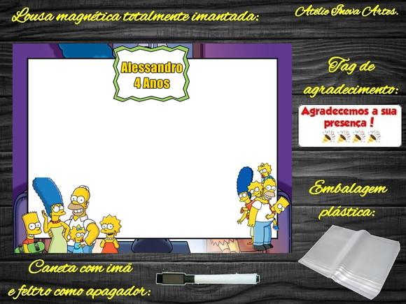 Lousa Magnética os Simpsons com Embalagem