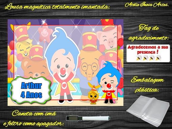 Lousa Magnética Palhaço Plim Plim com Embalagem