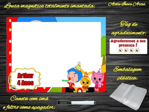 Lousa Magnética Palhaço Plim Plim com Embalagem