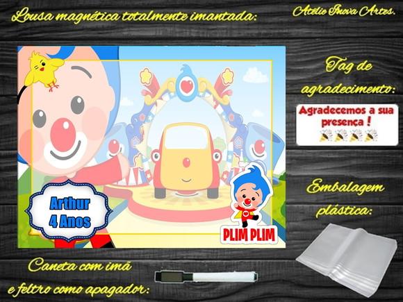 Lousa Magnética Palhaço Plim Plim com Embalagem