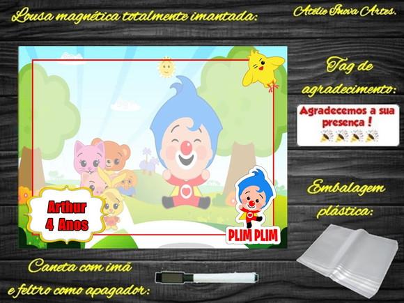 Lousa Magnética Palhaço Plim Plim com Embalagem