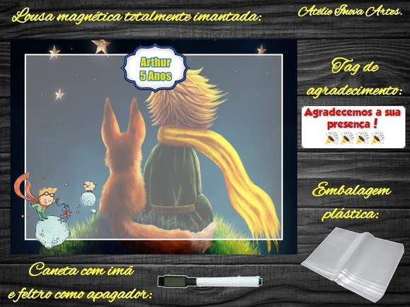 Lousa Magnética Pequeno Príncipe com Embalagem