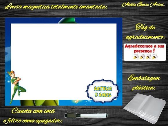 Lousa Magnética Peter Pan com Embalagem