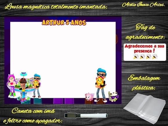 Lousa Magnética Pk Xd com Embalagem