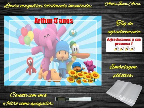 Lousa Magnética Pocoyo com Embalagem