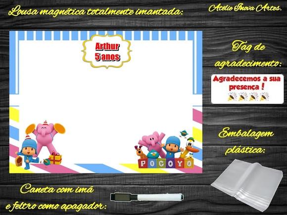 Lousa Magnética Pocoyo com Embalagem