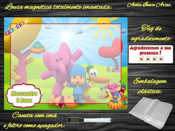 Lousa Magnética Pocoyo com Embalagem