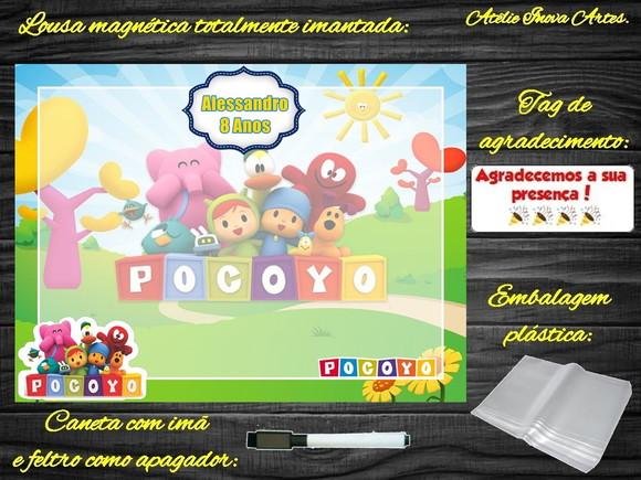Lousa Magnética Pocoyo com Embalagem