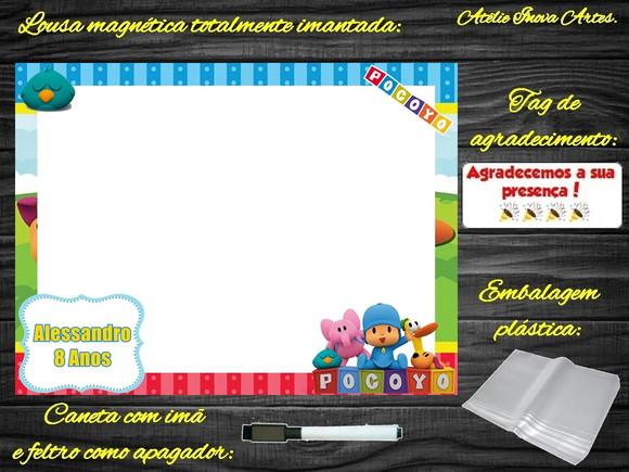 Lousa Magnética Pocoyo com Embalagem