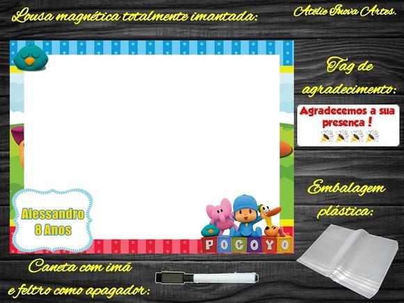 Lousa Magnética Pocoyo com Embalagem