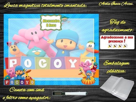 Lousa Magnética Pocoyo com Embalagem