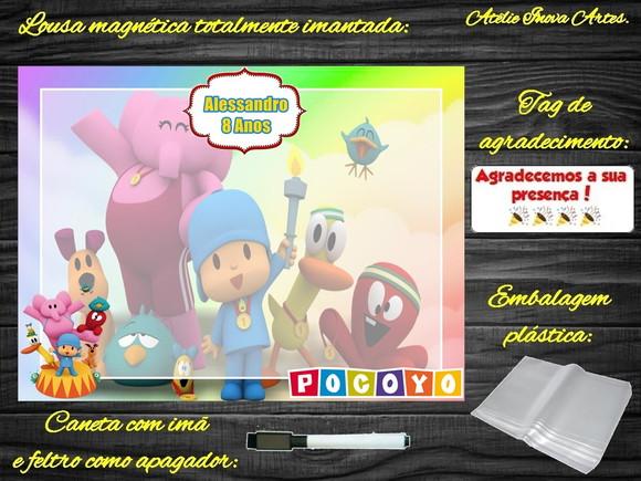 Lousa Magnética Pocoyo com Embalagem