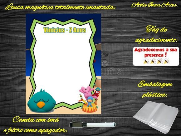 Lousa Magnética Pocoyo com Embalagem