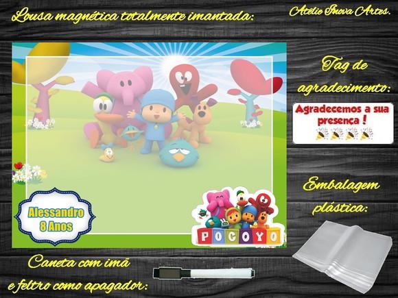 Lousa Magnética Pocoyo com Embalagem