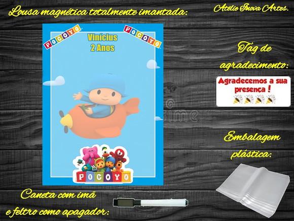 Lousa Magnética Pocoyo com Embalagem