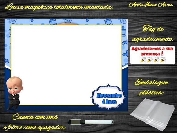 Lousa Magnética Poderoso Chefinho com Embalagem