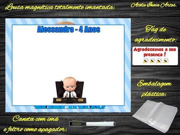 Lousa Magnética Poderoso Chefinho com Embalagem