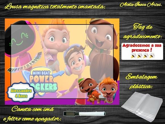 Lousa Magnética Power Rockers com Embalagem